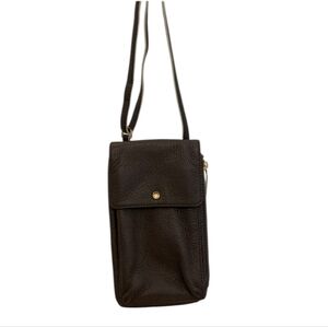 G.I.L.I NORDSTROM cruise Leather Grey Phone Crossbody Bag